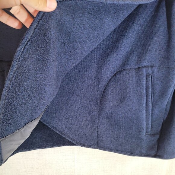 Merrell Sweater Womens XL Blue Pullover Button Collar Pockets Activewear Preppy - Picture 9 of 11